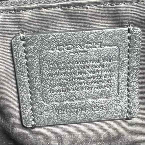 Coach Hallie Shoulder Bag In Signature Canvas Brown / Black F80298 & Wallet - Picture 7 of 16